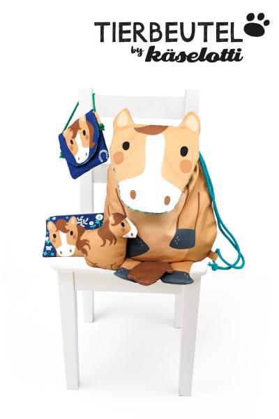 Tierbeutel Pferd by Käselotti Panel ca. 80 cm 